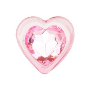 Easytoys Anal Plug aus Glas mit Herzbasis Rosa Ø...