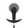 Easytoys Inflatable Butt Plug with Pump Black 8 cm Ø 3 cm