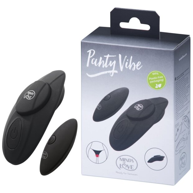 MINDS of LOVE Panty Vibe Schwarz 4,5 cm