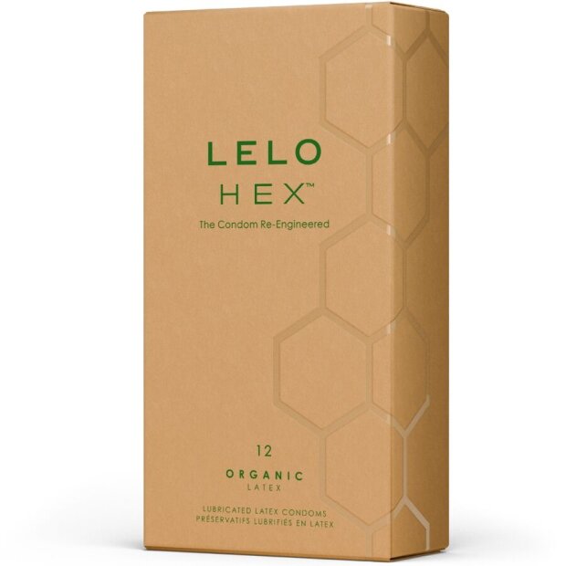 LELO Hex Organic Condom Box 12 Units