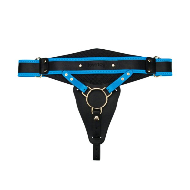 LoveToy Ingen Vibrating Enhanced Strap-on Set 9,5"/ 24 cm Size L/XL/2XL Nude