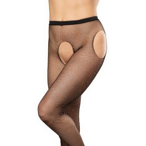 Amorable Strumpfhose mit offenem Schritt und...