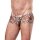 Amorable Transparente Leoparden-Shorts Mehrfarbig M-L