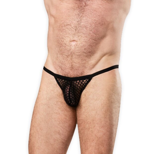 Amorable Fishnet Thong Black One Size