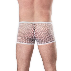 Amorable Netzshorts Weiß S-M
