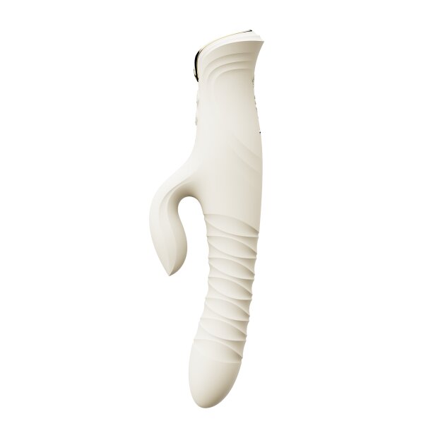 ZALO Mose 2 Rabbit-Vibrator mit Stoßfunktion Weiß
