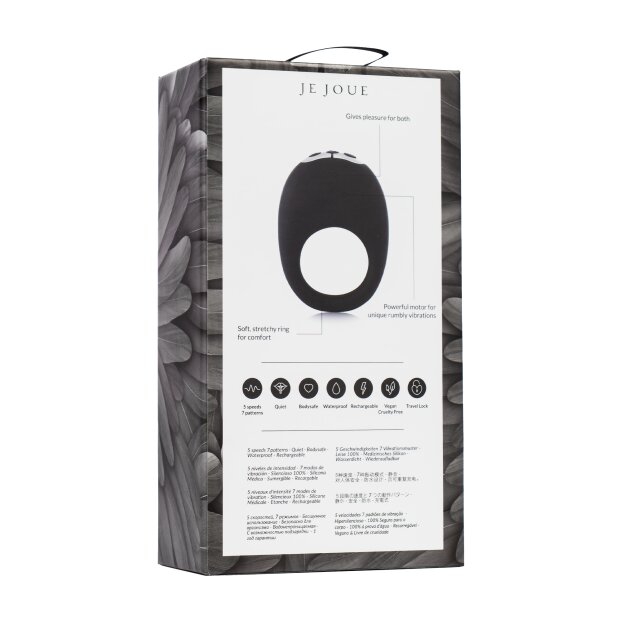 Je Joue Mio Flexible Cock Ring Vibrator Noir