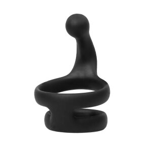 Rimba Cockring aus Silikon Schwarz &Oslash; 5 cm