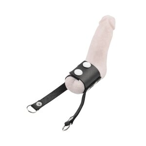 Rimba Ballstretcher aus Leder Schwarz