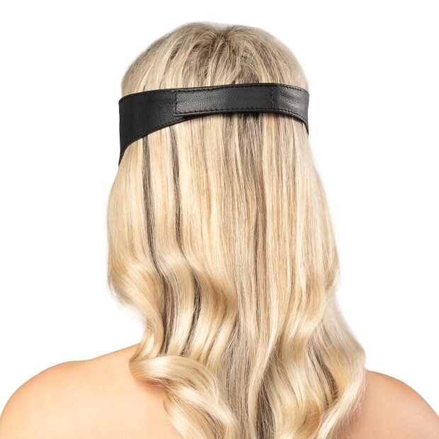 Rimba Leather Eye Mask Black