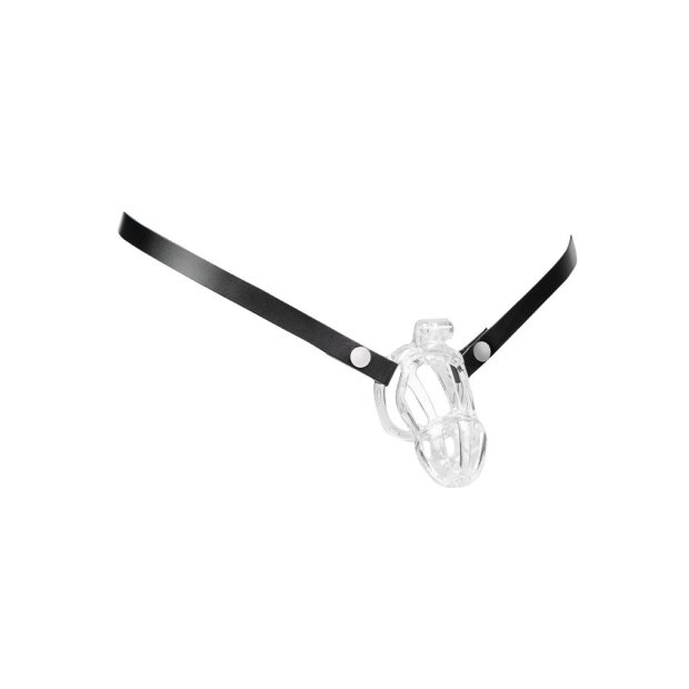 Rimba Leder-Hüftgurt für Peniskäfige Schwarz  One Size