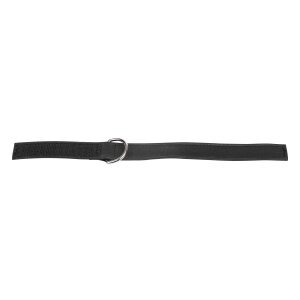 Rimba Leather Cock Strap with Velcro Fastener Black