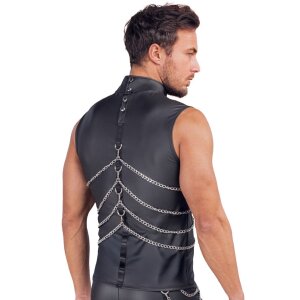 NEK Betonendes ärmelloses Shirt Schwarz M