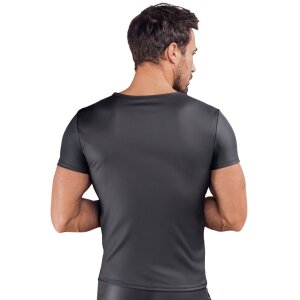 NEK Betonendes Kurzarm-Shirt Schwarz Blau S