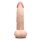 B-Vibe Slipskin Realistic Silicone Dildo 8 Inch Curved Cream