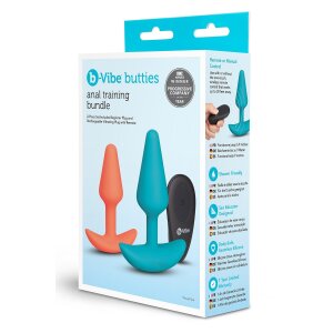 B-Vibe Butties Anal Training Set (2 Piece)