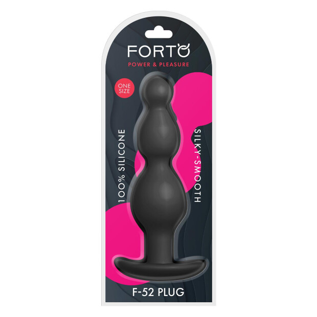 Forto F-52 Cone Beads Black