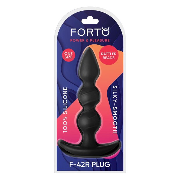 Forto F-42R Rattler Spiral-Beads Black