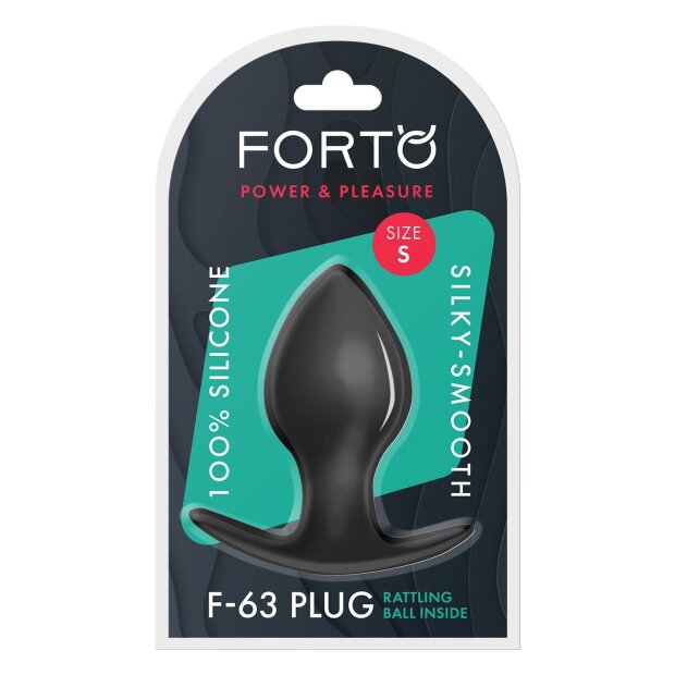 Forto F-63 Rattler Spade Plug Small Schwarz