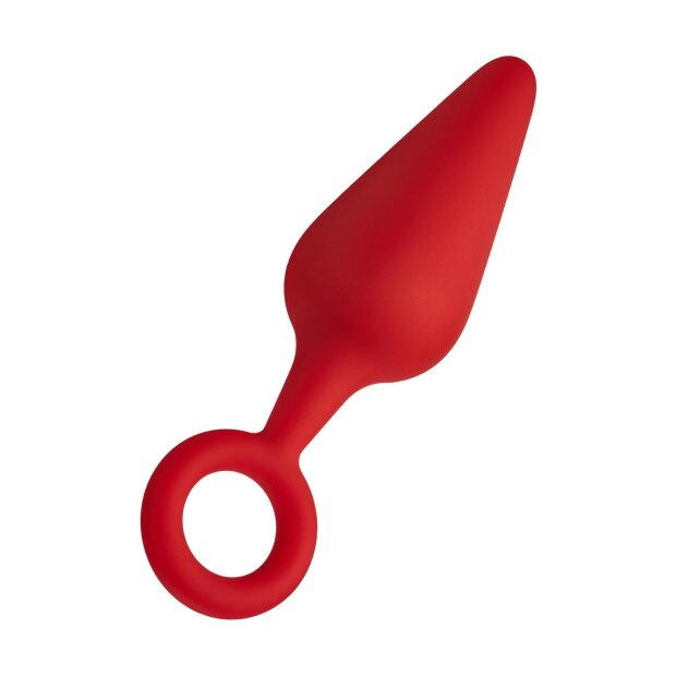 Forto F-10 Silicone Plug W/ Pull Ring Large Rouge