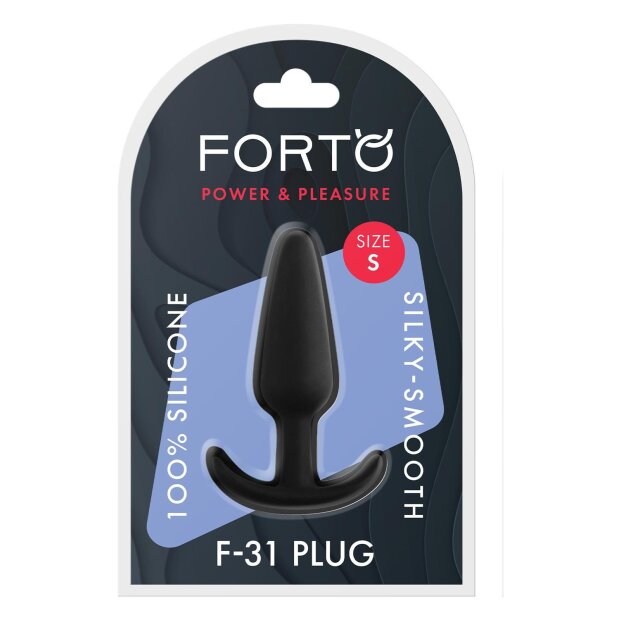Forto F-31 Plug Small Schwarz