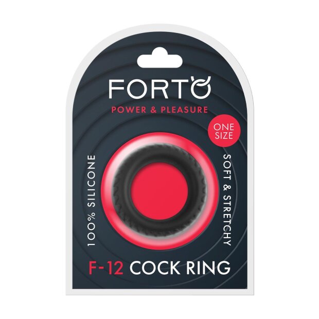 Forto F-12 C-Ring Schwarz Ø 3,4 cm