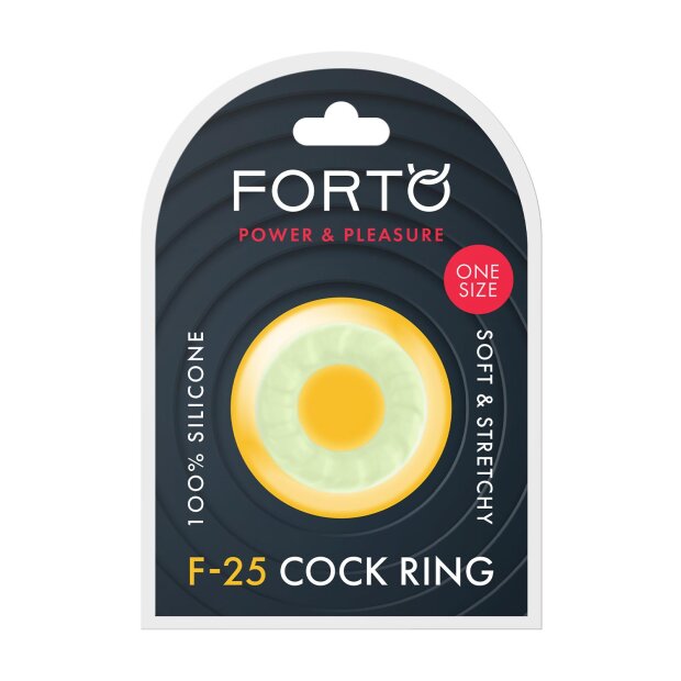 Forto F-25 C-Ring Glow in the Dark Gelb Ø 2,3 cm