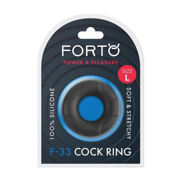 Forto F-33 C-Ring Large Schwarz Ø 2,5 cm