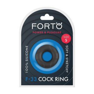 Forto F-33 C-Ring Small Black Ø 1.7 cm