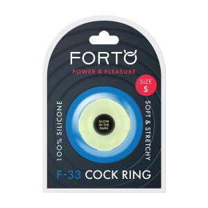 Forto F-33 C-Ring Small Gelb Glow in the Dark Ø...