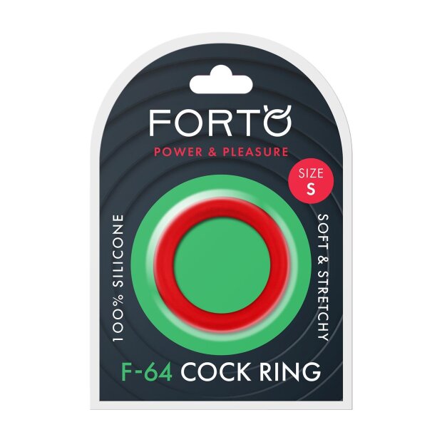 Forto F-64 Ring Wide Small Rouge Ø 4 cm