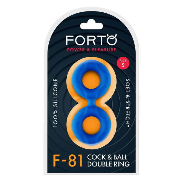 Forto F-81 Double Ring Blue Ø 1.8 cm