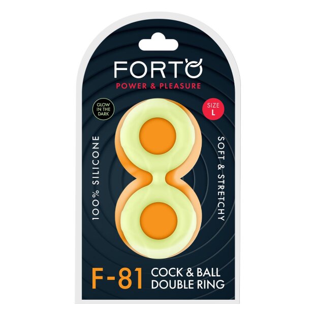 Forto F-81 Double Ring Yellow Glow in the Dark