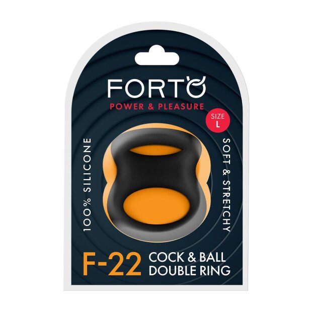 Forto F-22 D Ring Large Black