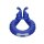 Forto F-24 Textured Vibrating Cockring Blue