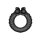 Forto F-24 Textured Vibrating Cockring Schwarz