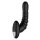 Forto Ribbed Pro Anal Vibrator Black