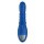 Forto Ribbed Pro Anal Vibrator Blue