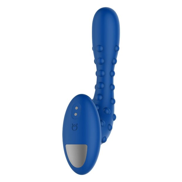 Forto Studded Pro Anal Vibrator Blue