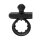 Forto Pointer Vibrating Penis Ring Black