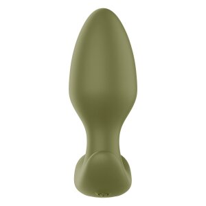 Forto Vibrating Anal Plug Green