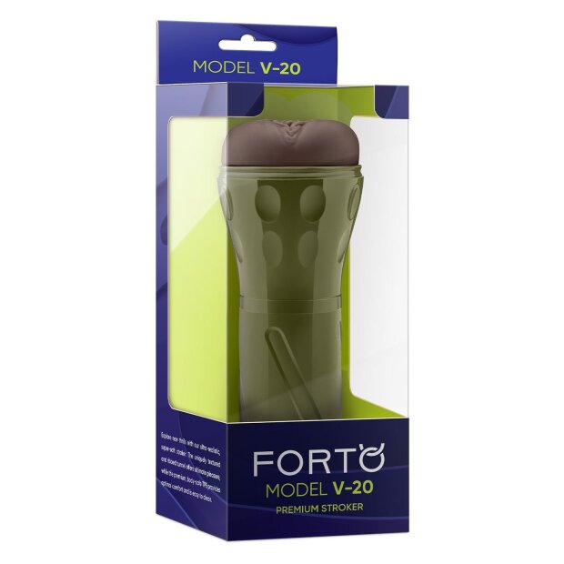 Forto Model V-20 Vagina Stroker Noir