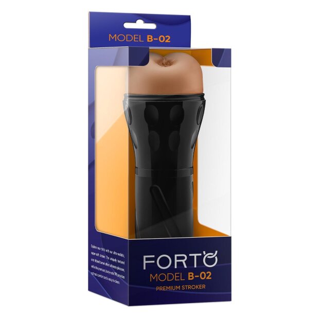 Forto Model B-02 Anal Masturbator Brown