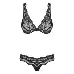 Obsessive Set schwarze Spitze L/XL