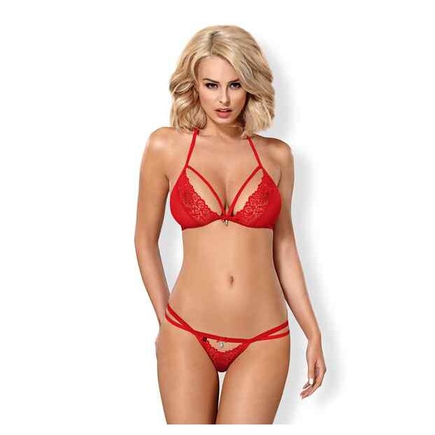 Obsessive Set 2 pcs Red S/M