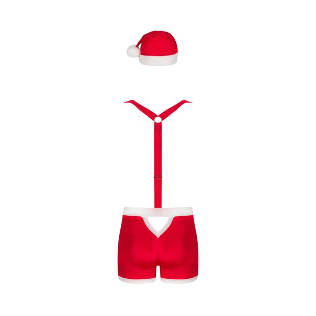 Obsessive Mr Claus costume red S/M