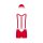 Obsessive Mr Claus costume red S/M