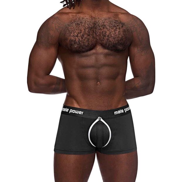 Shorts with circle cut out black S