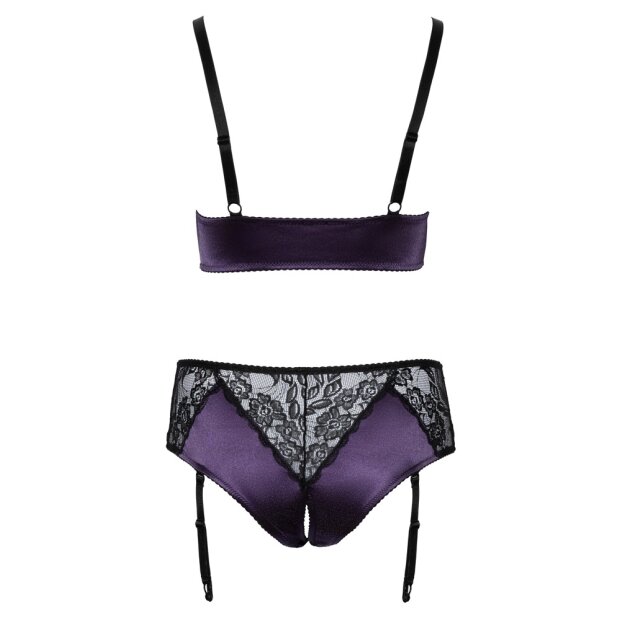 BH Set lila/schwarz 4XL