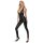 Jumpsuit mit Neckholder und Schlangenhaut-Optik S